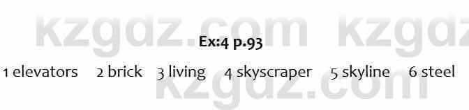 Английский язык Excel for Kazakhstan (Grade 6) Student's book Вирджиниия Эванс 6 класс 2018 Упражнение Ex:4 p.93