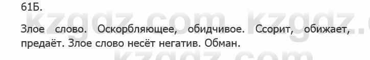 Русский язык Сабитова 5 класс 2017 Упражнение 61Б