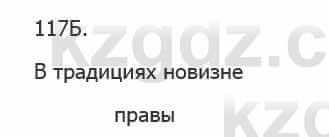 Русский язык Сабитова 5 класс 2017 Упражнение 117Б
