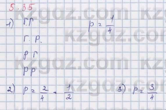 Алгебра Шыныбеков 9 класс 2019  Упражнение 5.35