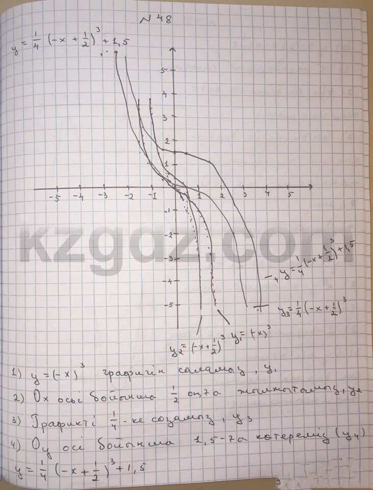 Алгебра Абылкасымова 10 класс Естественно-математическое направление  Упражнение 48