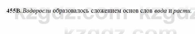 Русский язык Сабитова 6 класс 2018  Упражнение 455В