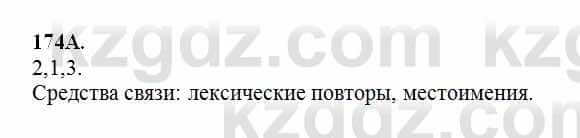 Русский язык Сабитова 6 класс 2018  Упражнение 174А