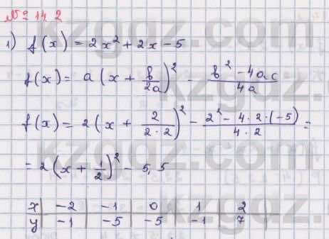 Алгебра Абылкасымова 8 класс 2018  Упражнение 14.2